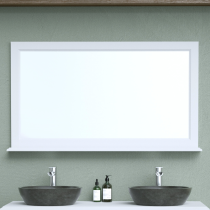 Miroir mindi blanc FSC 124cm - Toscane