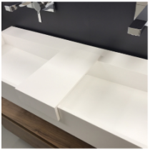 Tablette à poser pour vasque