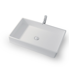 Vasque à poser 80 cm en solid surface - Alya