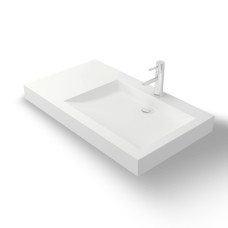 Vasque à suspendre ou à poser 80 cm en solid surface - Palerma D